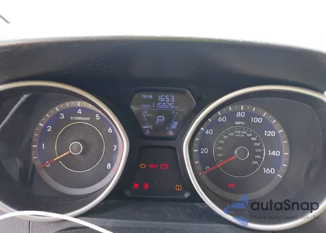 2012 Hyundai Elantra Limited (Ulsan Plant) из США, поврежденный, VIN KMHDH4AEXCU253993